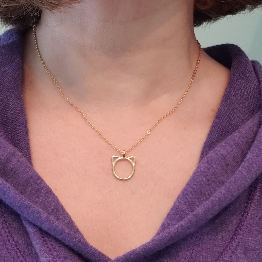 🐱 Purrfect Cat Ears necklace - Picture 3 of 4